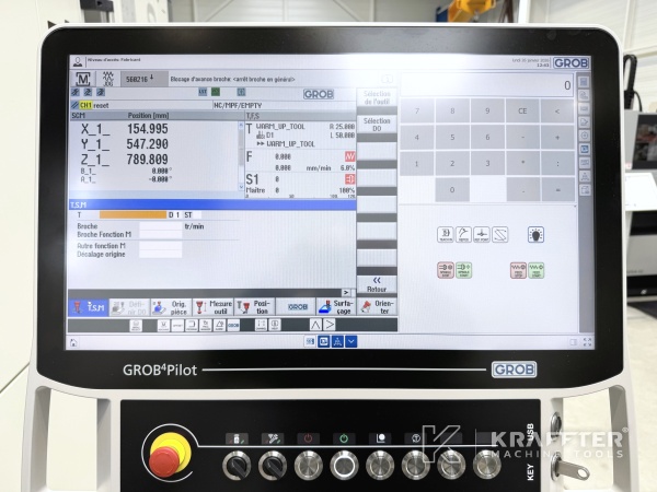 Control numerico SIEMENS 840D sl en maquina herramienta GROB G350 90169