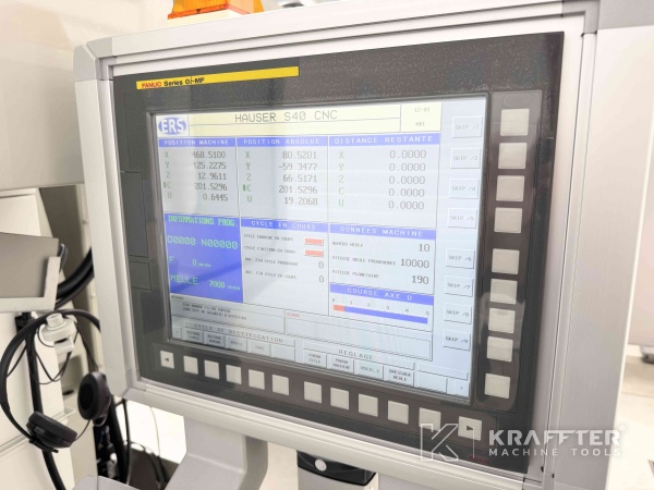 Control numerico FANUC 0i-MF HAUSER S40-400 90128