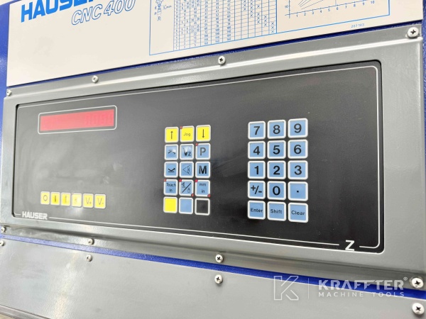 Compra y venta Rectificadora por coordenadas HAUSER S40-400 90123 España, Europa, Suiza, internacional