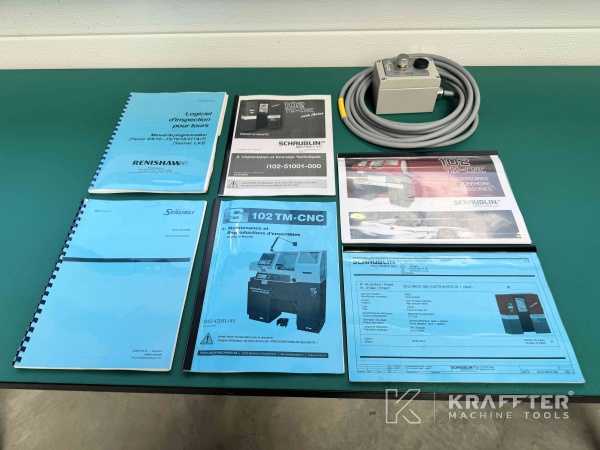 Manual de usuario para Torno CNC SCHAUBLIN 102 TM 90151