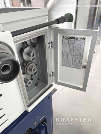 Placa de características Torno convencional SCHAUBLIN 150 en KRAFFTER Machine Tools 20690-019