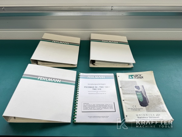 Manual de usuario para Fresadora CNC FEHLMANN Picomax 54 90160