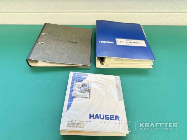 Manual de usuario para Rectificadora por coordenadas HAUSER S40-400 90123