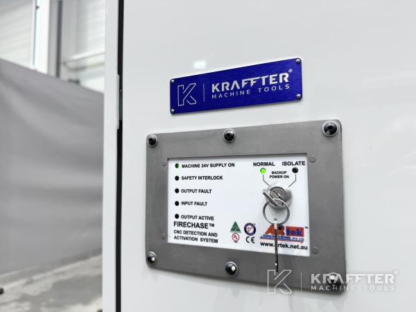 Placa de características Afiladora CNC ANCA FX5 linear en KRAFFTER Machine Tools 90164