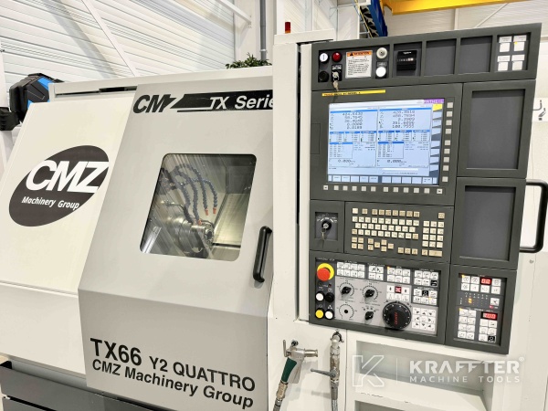 Venta de Torno CNC CMZ TX66 Y2 Quattro 90113 Máquinas herramienta usadas - Kraffter