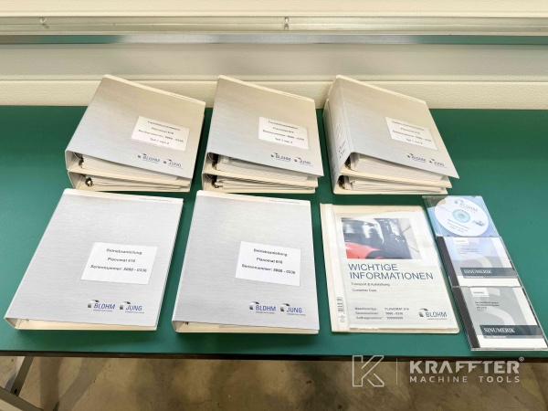 Manual de usuario para Rectificadora plana CNC BLOHM Planomat 616 HP 90136