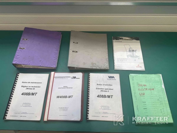 Manual de usuario para Centro de mecanizado WILLEMIN MACODEL W 408 MT 90131