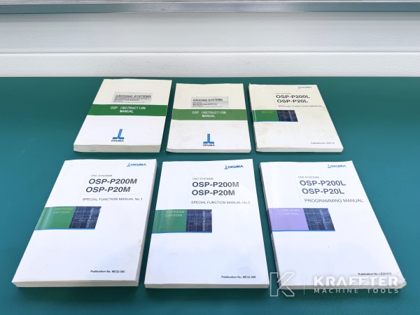 Accesorios, equipos y manual de usuario OKUMA Multus B400 90175