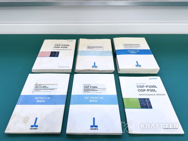 Manual de usuario para Centro de torneado y fresado OKUMA Multus B400 90175
