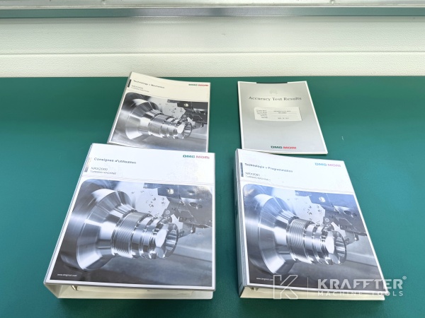 Manual de usuario para Torno CNC DMG MORI NRX 2000 MC 90179