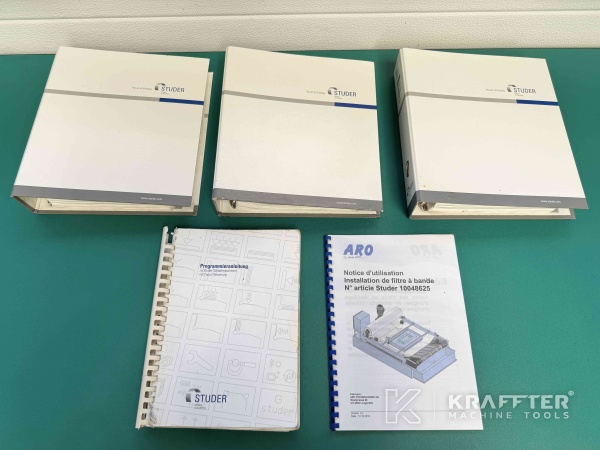 Manual de usuario para Rectificadora cilindrica CNC STUDER S33 90137