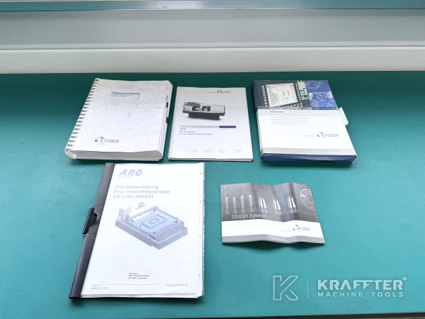 Manual de usuario para Rectificadora cilindrica CNC STUDER S33 90177