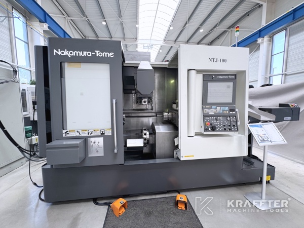 Torno CNC para metal de segunda mano NAKAMURA TOME NTJ 100 ejes 90190