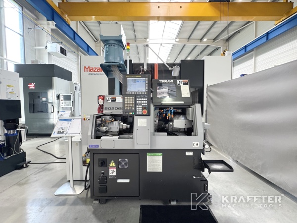 Torno cabezal movil para metal de segunda mano TSUGAMI B0206E-II 6 ejes 90181