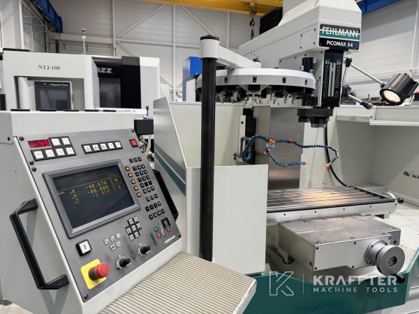 Control numerico HEIDENHAIN TNC 310 en maquina herramienta FEHLMANN Picomax 54 90160