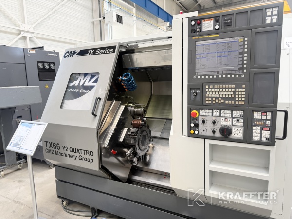 Torno con control numérico CMZ TX66 Y2 Quattro 90119 Maquina herramienta usada