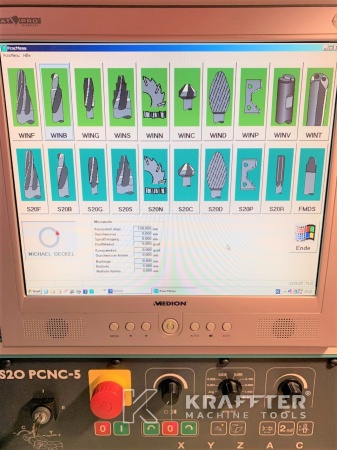 Control numerico  en maquina herramienta DECKEL S20 TURBO 20689-944