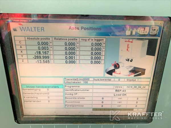 Control numerico HMC 500 en maquina herramienta WALTER Helitronic Power 20689-969