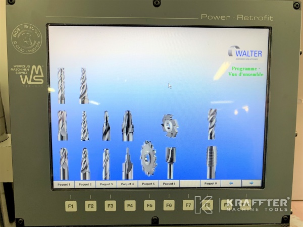 Afiladora CNC WALTER Helitronic Power Regrinder 20689-975, Kraffter vendedor de máquina herramienta