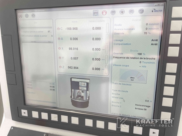 Afiladora CNC con control numerico WALTER Helitronic Power 90076