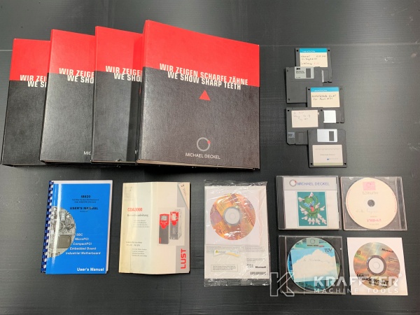 Accesorios, equipos y manual de usuario DECKEL S20 TURBO 20689-944