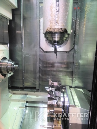 Mecanizado de precisión con Centro de torneado y fresado DMG MORI NTX 1000 20689-925 de segunda mano.