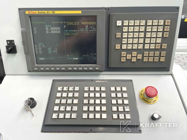 Control numerico FANUC 21i-TB en maquina herramienta HARDINGE Super Precision GT 27 SP 90087