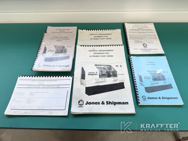 Manual de usuario para Rectificadora cilindrica CNC JONES & SHIPMAN Ultramat-X 90084