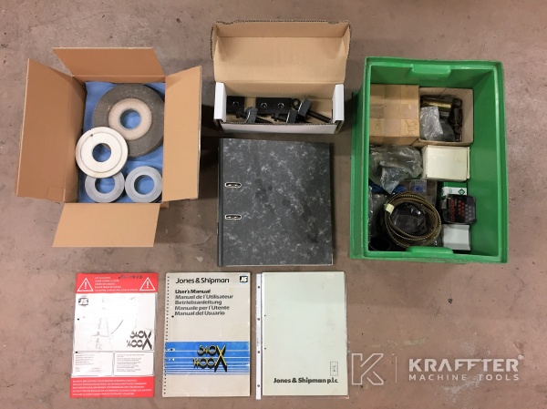 Accesorios, equipos y manual de usuario JONES & SHIPMAN 540X 20689-910