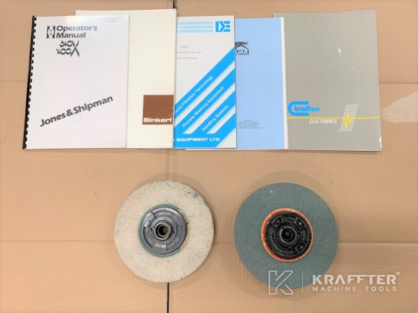 Accesorios, equipos y manual de usuario JONES & SHIPMAN 540 X 20689-959