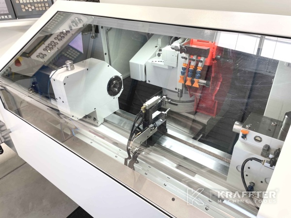 Mecanizado de precisión con Rectificadora cilindrica CNC STUDER Favorit CNC 20690-016 de segunda mano.