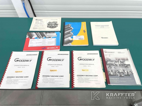 Manual de usuario para Torno cabezal movil GOODWAY SW 32 90059