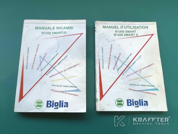 Manual de usuario para Centro de torneado y fresado BIGLIA B1200S Smart Turn 20690-045