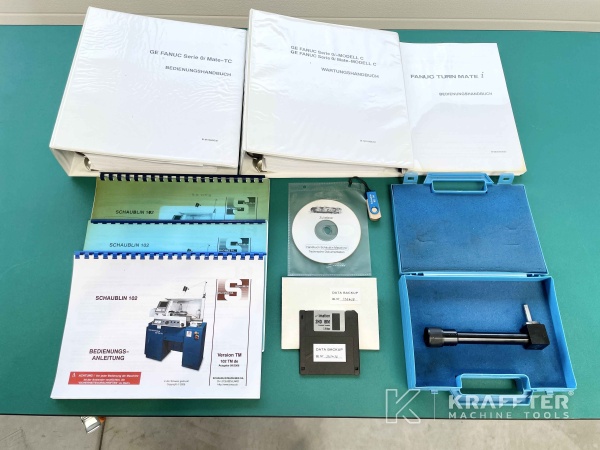 Manual de usuario para Torno CNC SCHAUBLIN 102 TM-CNC 90075