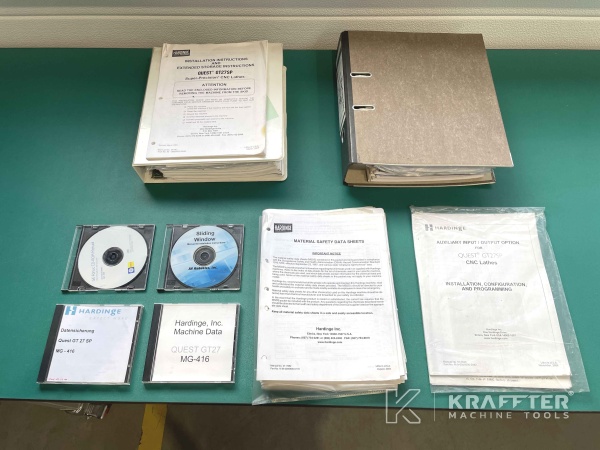 Manual de usuario para Torno CNC HARDINGE Super Precision GT 27 SP 90087