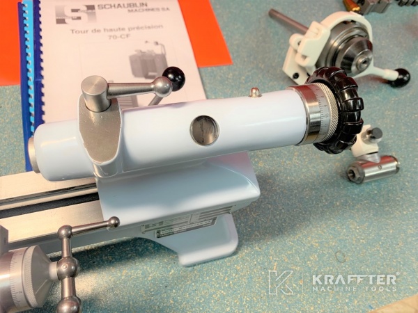 Torno convencional SCHAUBLIN 70-CF 20689-949, Kraffter vendedor de máquina herramienta