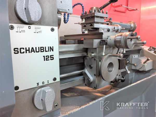 Maquinaria industrial para torneado Torno convencional SCHAUBLIN 125 B 20689-889