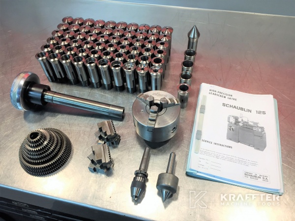 Accesorios, equipos y manual de usuario SCHAUBLIN 125 B 20689-889