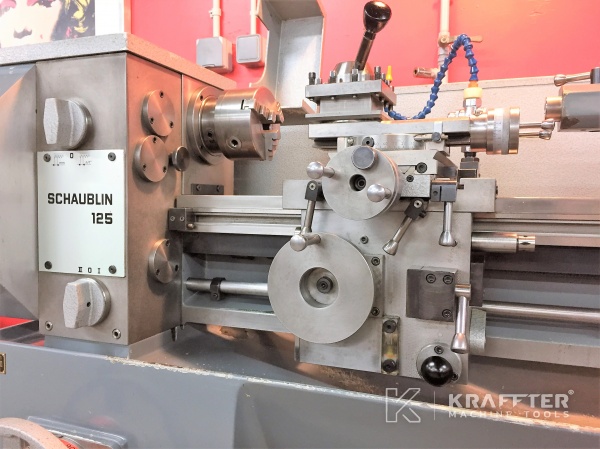 Torno convencional SCHAUBLIN 125 B 20689-889, Kraffter vendedor de máquina herramienta