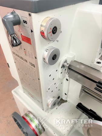 Torno convencional SCHAUBLIN 135 20689-978, Kraffter vendedor de máquina herramienta