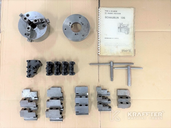 Accesorios, equipos y manual de usuario SCHAUBLIN 135 20689-978