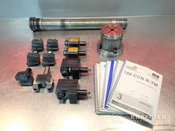Accesorios, equipos y manual de usuario SCHAUBLIN 180 CCN R-TM 20689-916