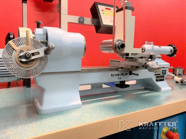 Torno convencional para metal de ocasión SCHAUBLIN 70-CF 20689-949