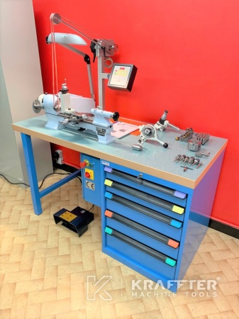 Pequeño torno de metal usado SCHAUBLIN 70-CF 20689-949 Maquinas herramienta