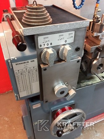 Maquina herramienta para mecanizado Torno convencional SCHAUBLIN 125 C 20689-895