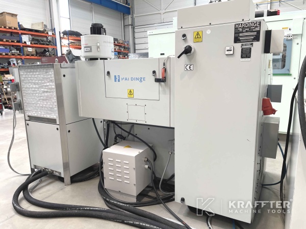 Mecanizado de precisión con Torno CNC HARDINGE Super Precision GT 27 SP 90087 de segunda mano.