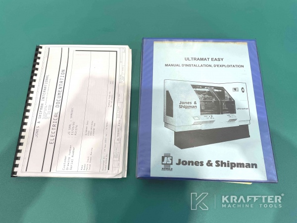 Manual de usuario para Rectificadora cilindrica CNC JONES & SHIPMAN Ultramat Easy 650 20690-005